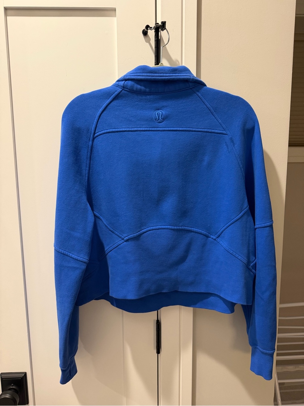 Lululemon Scuba Oversized Funnel-Neck Half Zip Galactic Cobalt M/L - Picture 3 of 9